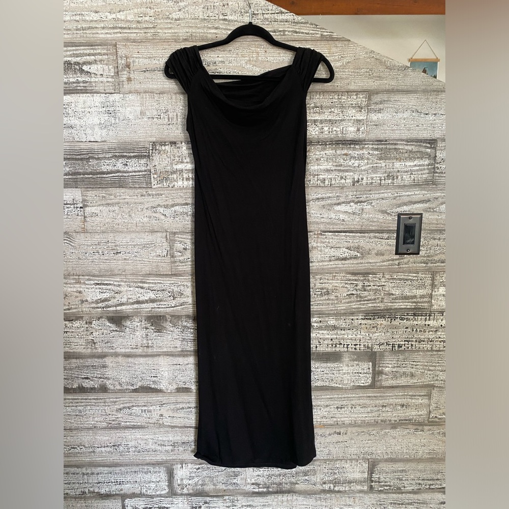 Reformation Black One-Shoulder Midi Dress - Picture 9 of 13